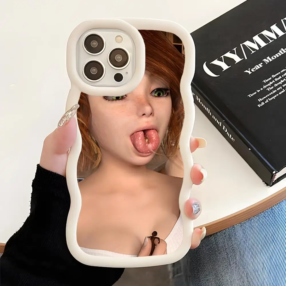 Y2K Girl Teena CLMJ Phone Case for iPhone 17 16 15 14 13 12 11 Air Pro Max Plus White Soft TPU Wavy Edge Cover
Y2K Girl Teena CLMJ Phone Case for iPhone 17 16 15 14 13 12 11 Air Pro Max Plus White Soft TPU Wavy Edge Cover