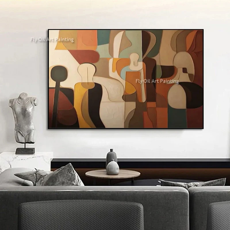 Brown Beige Abstract Simple Canvas Thick Wall Art Decor For Home New Original Design White Yellow Handpainted Oil Painting
Brown Beige Abstract Simple Canvas Thick Wall Art Decor For Home New Original Design White Yellow Handpainted Oil Painting