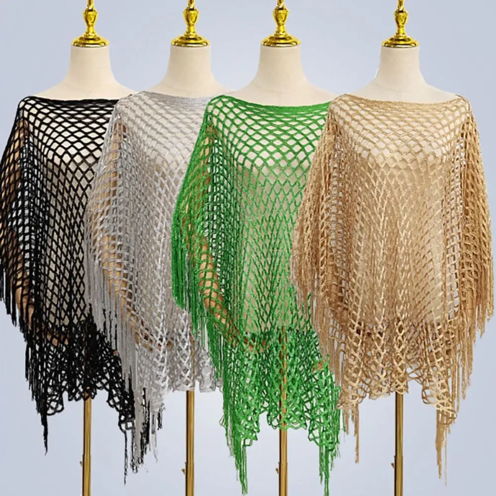 Simple Tassel Sunscreen Cover-up Loose Fit Plus Size Bohemian Shawl Casual Crochet Fishnet Swimsuit Cover Up Lady
Simple Tassel Sunscreen Cover-up Loose Fit Plus Size Bohemian Shawl Casual Crochet Fishnet Swimsuit Cover Up Lady