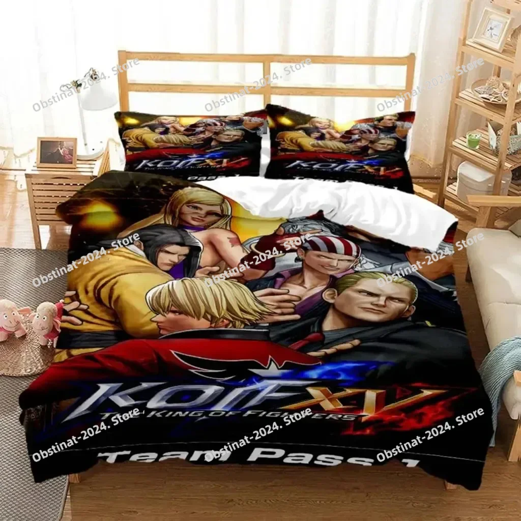 Anime King of Fighters KOF Bedding Set Boys Girls Twin Queen Size Duvet Cover Pillowcase Bed Kids Adult Home Textileextile
Anime King of Fighters KOF Bedding Set Boys Girls Twin Queen Size Duvet Cover Pillowcase Bed Kids Adult Home Textileextile