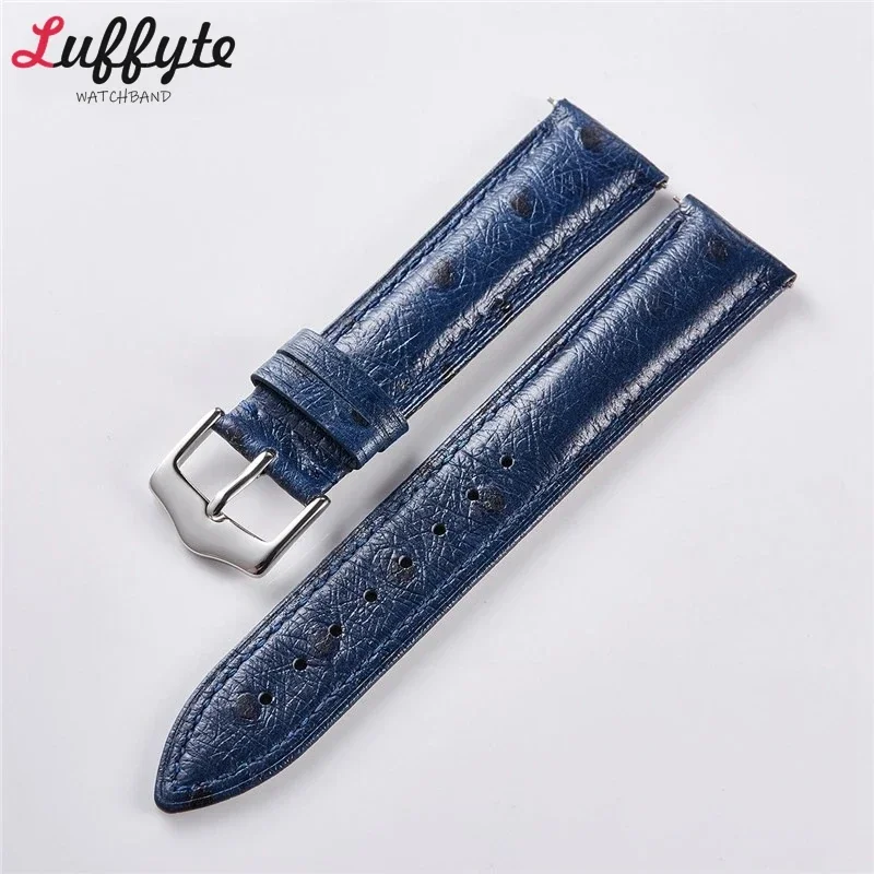 Vintage Ostrich Pattern Leather Wristwatch Strap 18mm 20mm 22mm Wrist Band Women Men Fashion Quick Release Smartwatch Watchband
Vintage Ostrich Pattern Leather Wristwatch Strap 18mm 20mm 22mm Wrist Band Women Men Fashion Quick Release Smartwatch Watchband