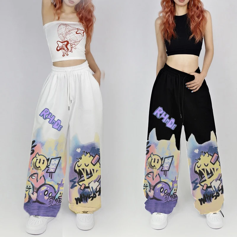 American Street Style Jazz Dancing Wide Leg Casual Pants Hip Hop Straight Leg Trousers High Waist Long Cotton Blend
American Street Style Jazz Dancing Wide Leg Casual Pants Hip Hop Straight Leg Trousers High Waist Long Cotton Blend