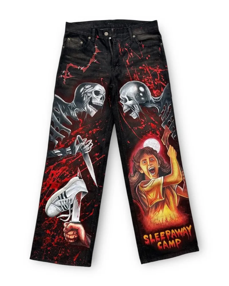 Streetwear Hip Hop Retro Letter Anime Print Oversized Washing Jeans Men Y2k Fashion Harajuku Gothpunk Loose Wide-leg Pants Women
Streetwear Hip Hop Retro Letter Anime Print Oversized Washing Jeans Men Y2k Fashion Harajuku Gothpunk Loose Wide-leg Pants Women