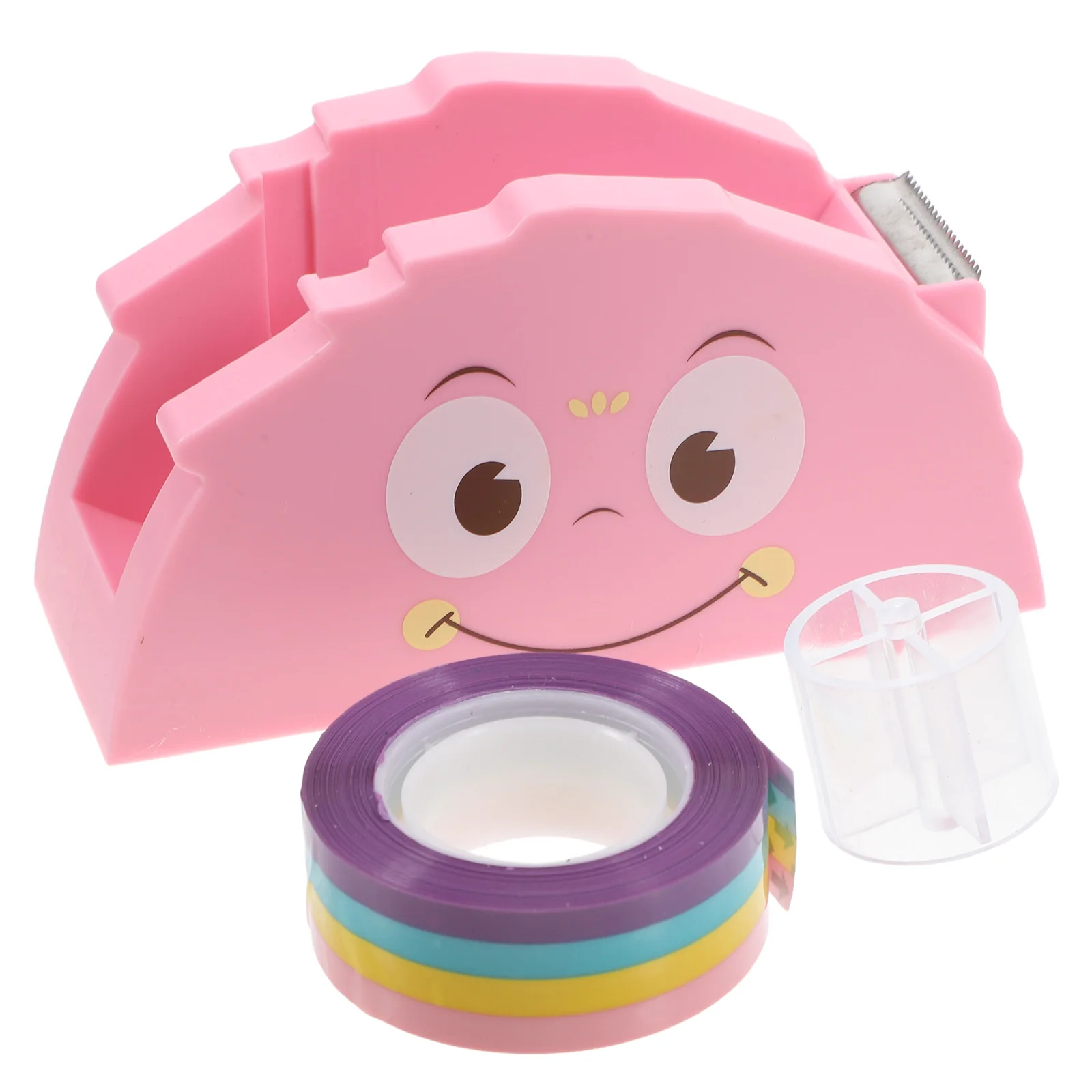 1 set 1 Set Cute Cartoon Monster Tape Dispenser For Kids School Supplies Mini Refillable Desktop Holder Pink Practical Portable
1 set 1 Set Cute Cartoon Monster Tape Dispenser For Kids School Supplies Mini Refillable Desktop Holder Pink Practical Portable