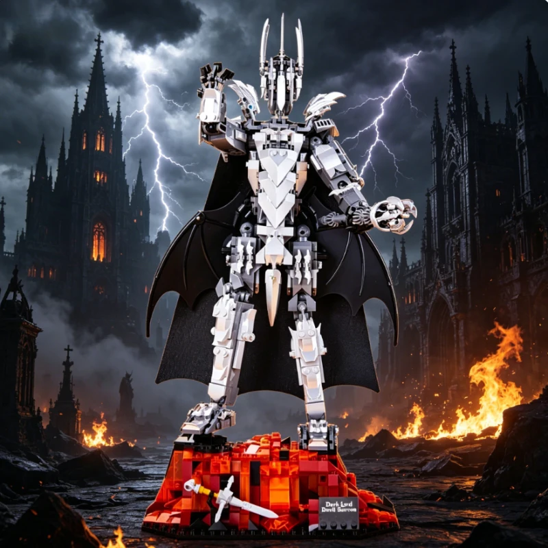 Dark Lord Sauron Building Blocks Model Fantasy Character Statue Compatible Bricks Home Decor Desk Display Ornament Collection
Dark Lord Sauron Building Blocks Model Fantasy Character Statue Compatible Bricks Home Decor Desk Display Ornament Collection