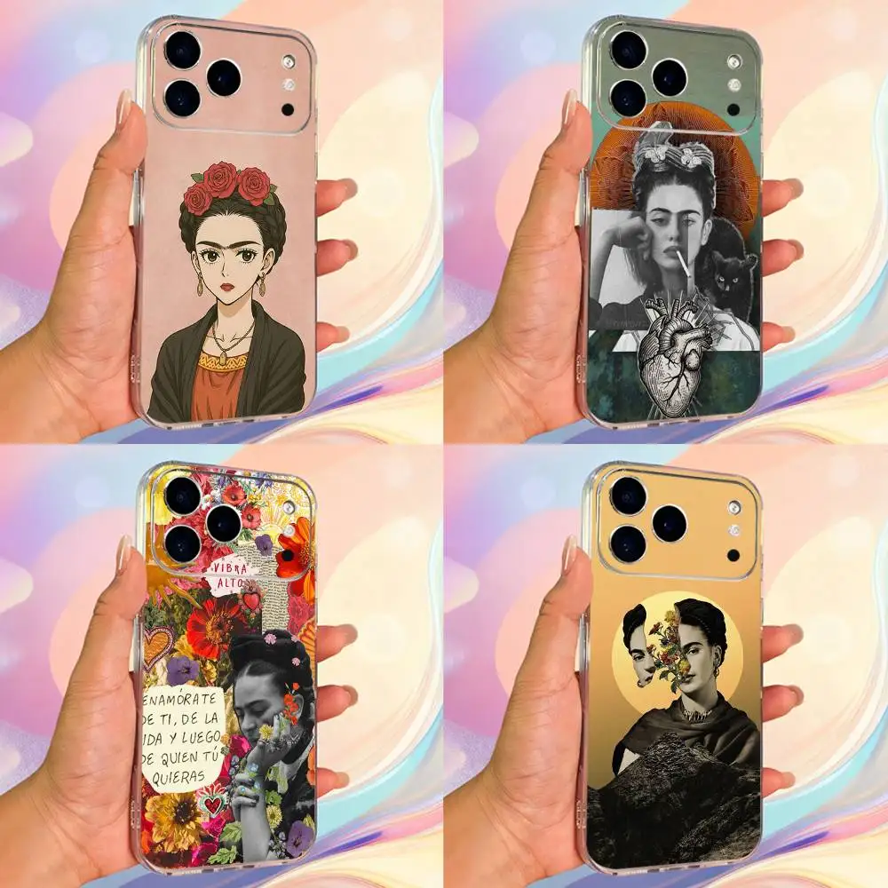 Artist F-Fridas K-Kahlo-es For iPhone 16,13,12,11,17,14,15,Pro,Max,Plus,X,XS,XR,SE,Mini Transparent Soft silicone Case
Artist F-Fridas K-Kahlo-es For iPhone 16,13,12,11,17,14,15,Pro,Max,Plus,X,XS,XR,SE,Mini Transparent Soft silicone Case