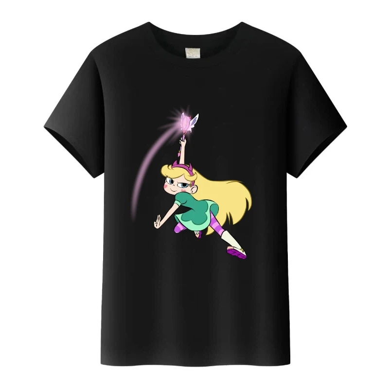 Cute Disney Star Butterfly Princess Graphics Tees Black Women O-Neck Tops Harajuku Tshirt Family Girls Blouses Children T-Shirt
Cute Disney Star Butterfly Princess Graphics Tees Black Women O-Neck Tops Harajuku Tshirt Family Girls Blouses Children T-Shirt