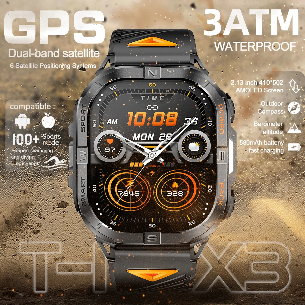 2025 Новые GPS сверхвысокоточное позиционирование Смарт-часы Светодиодный фонарик Высотомер Компас 3ATM Водонепроницаемые BT Call Смарт-часы 
2025 Новые GPS сверхвысокоточное позиционирование Смарт-часы Светодиодный фонарик Высотомер Компас 3ATM Водонепроницаемые BT Call Смарт-часы