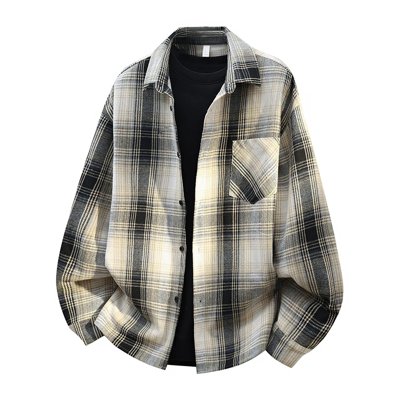 Long Sleeve Plaid Shirts for Men Camisas Elegantes Masculina 2026 Vintage Cotton Blend Camisas Elegantes Masculina Work Shirts
Long Sleeve Plaid Shirts for Men Camisas Elegantes Masculina 2026 Vintage Cotton Blend Camisas Elegantes Masculina Work Shirts