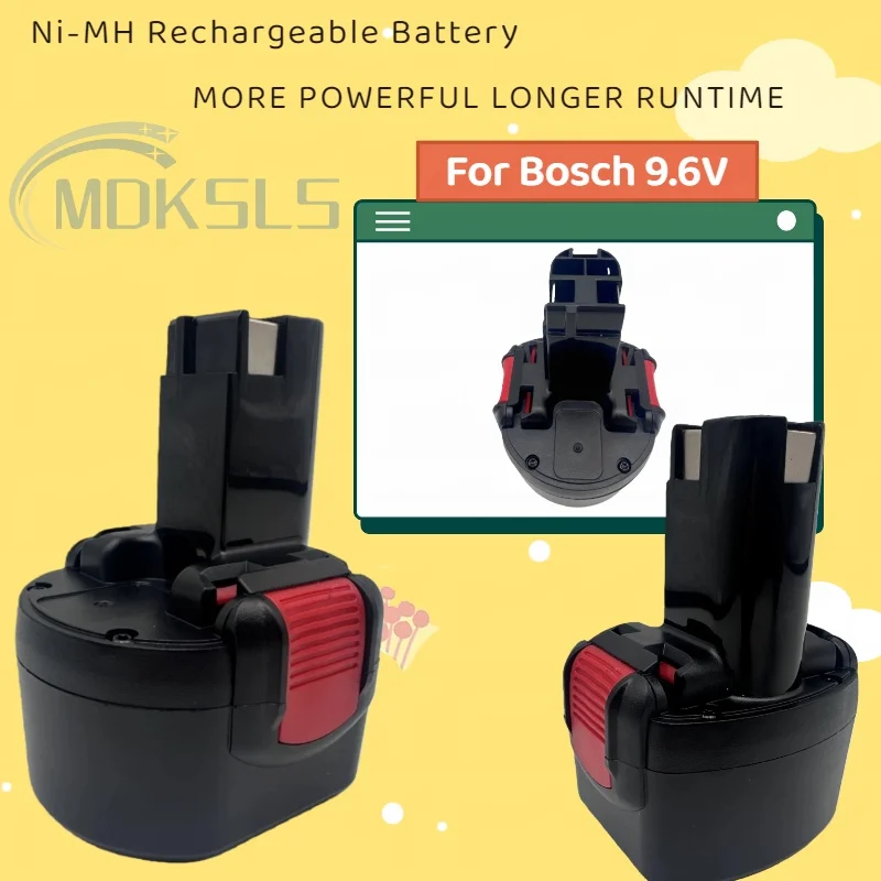 BAT048 9.6V 12800mAh Battery Replacement For Bosch BAT048 BAT100 BAT119 2607335272 2607335461 GSR 9.6VE-2 PSR 9.6VE-2 PSR960
BAT048 9.6V 12800mAh Battery Replacement For Bosch BAT048 BAT100 BAT119 2607335272 2607335461 GSR 9.6VE-2 PSR 9.6VE-2 PSR960