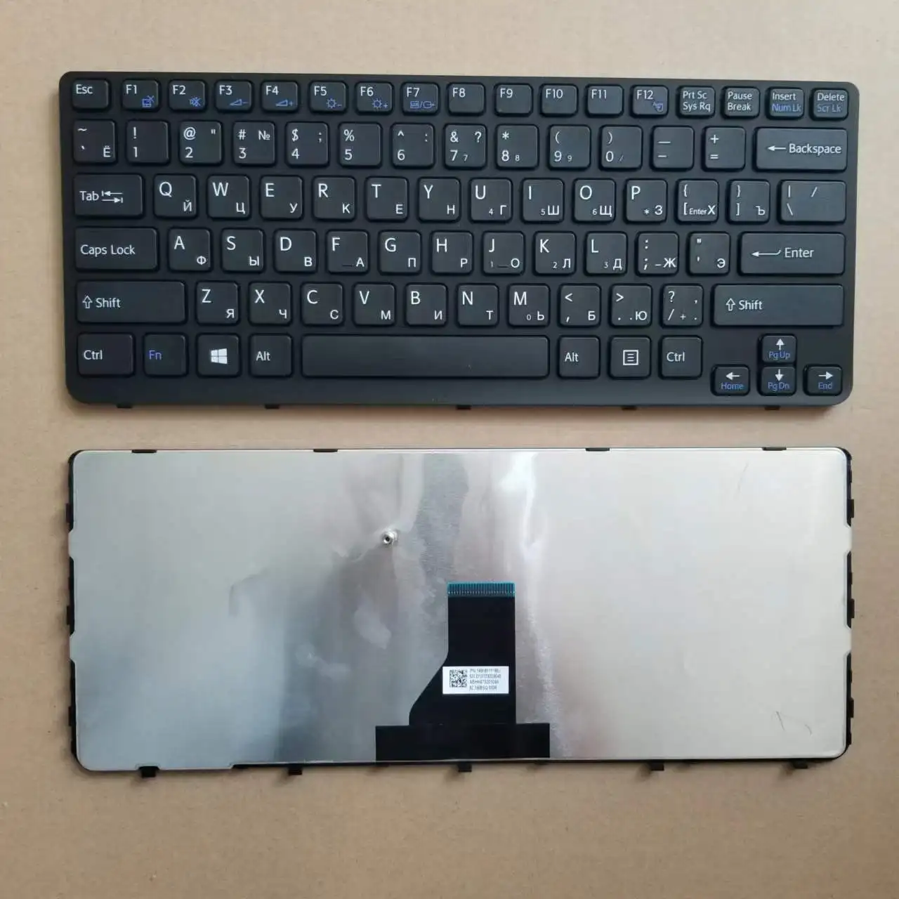 Новая русская клавиатура RU для Sony Vaio SVE14 SVE14A SVE14112ELB SVE141C11L SVE141D11L с черной рамкой
Новая русская клавиатура RU для Sony Vaio SVE14 SVE14A SVE14112ELB SVE141C11L SVE141D11L с черной рамкой