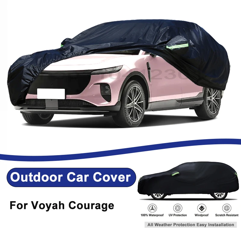 Outdoor Full Car Cover For Voyah Courage with Reflective Strips Waterproof Snowproof Dustproof UV Protection Auto Accessories
Outdoor Full Car Cover For Voyah Courage with Reflective Strips Waterproof Snowproof Dustproof UV Protection Auto Accessories