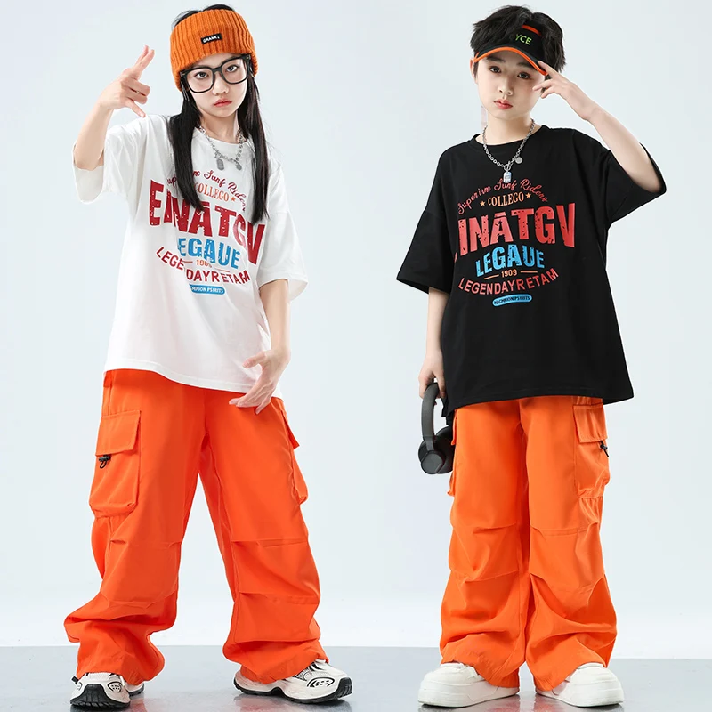Child Hip-hop Style Tee Tops Pants 2PCS Clothes Set For Boy Girl Jazz Dance Suit Kids Teenager y2k Streetwear Clothing Outfits
Child Hip-hop Style Tee Tops Pants 2PCS Clothes Set For Boy Girl Jazz Dance Suit Kids Teenager y2k Streetwear Clothing Outfits