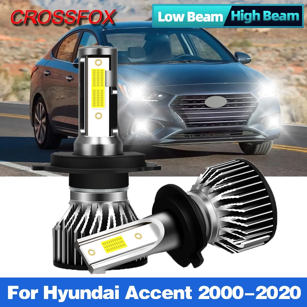 Canbus Car Led Headlight Bulbs 12000LM H4 High Low Beam Car Lamps 6000K For Hyundai Accent 2000-2015 2016 2017 2018 2019 2020
Canbus Car Led Headlight Bulbs 12000LM H4 High Low Beam Car Lamps 6000K For Hyundai Accent 2000-2015 2016 2017 2018 2019 2020