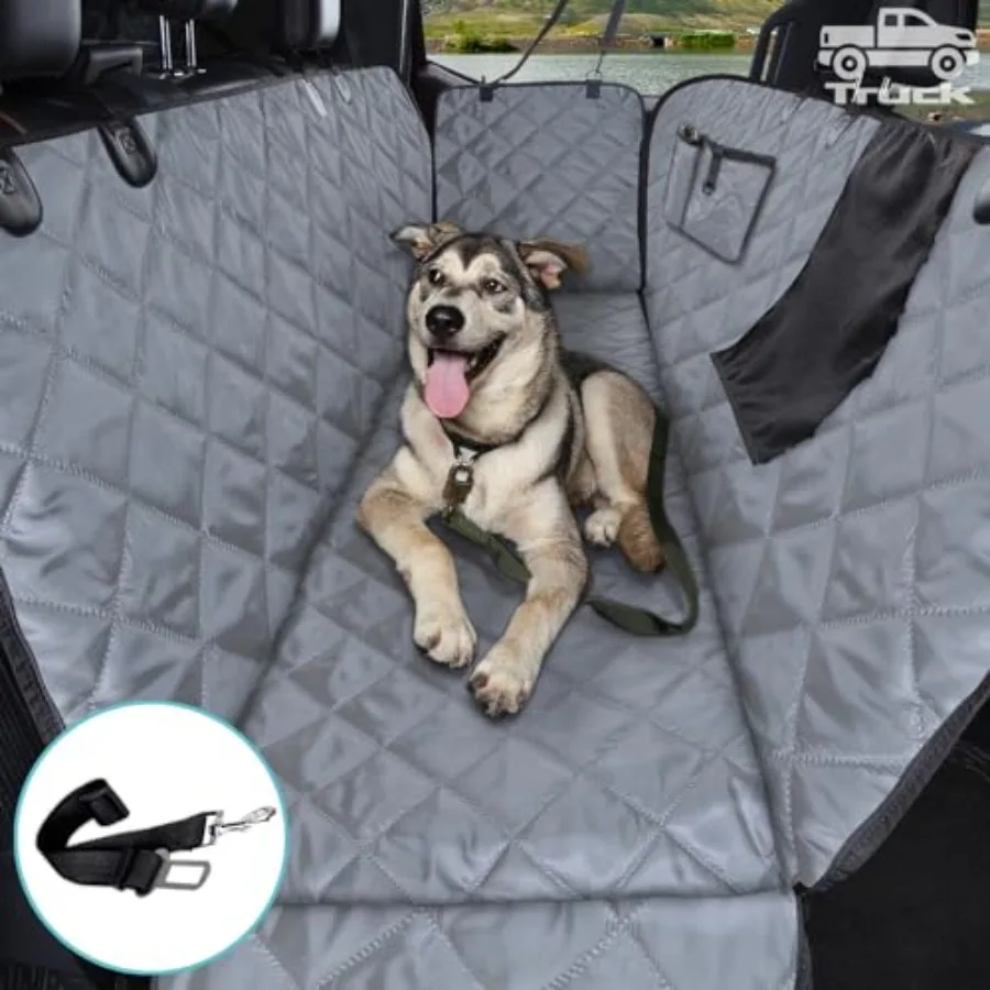 Dog Seat Cover Back Seat 100% Waterproof and Seat Belt Pet Hammock for Car Rear Seat Protector with Mesh Window Fits Pickup For
Dog Seat Cover Back Seat 100% Waterproof and Seat Belt Pet Hammock for Car Rear Seat Protector with Mesh Window Fits Pickup For