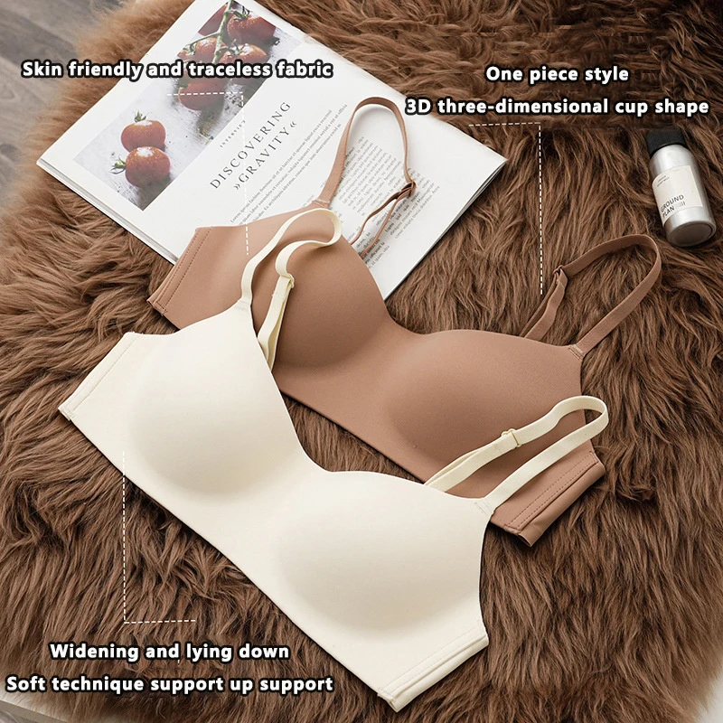 One Piece Seamless Bras Thin Gather Underwear No Steel Rings Bra Soft Comfortable Breathable Underwear Sexy Women's Intimates
One Piece Seamless Bras Thin Gather Underwear No Steel Rings Bra Soft Comfortable Breathable Underwear Sexy Women's Intimates