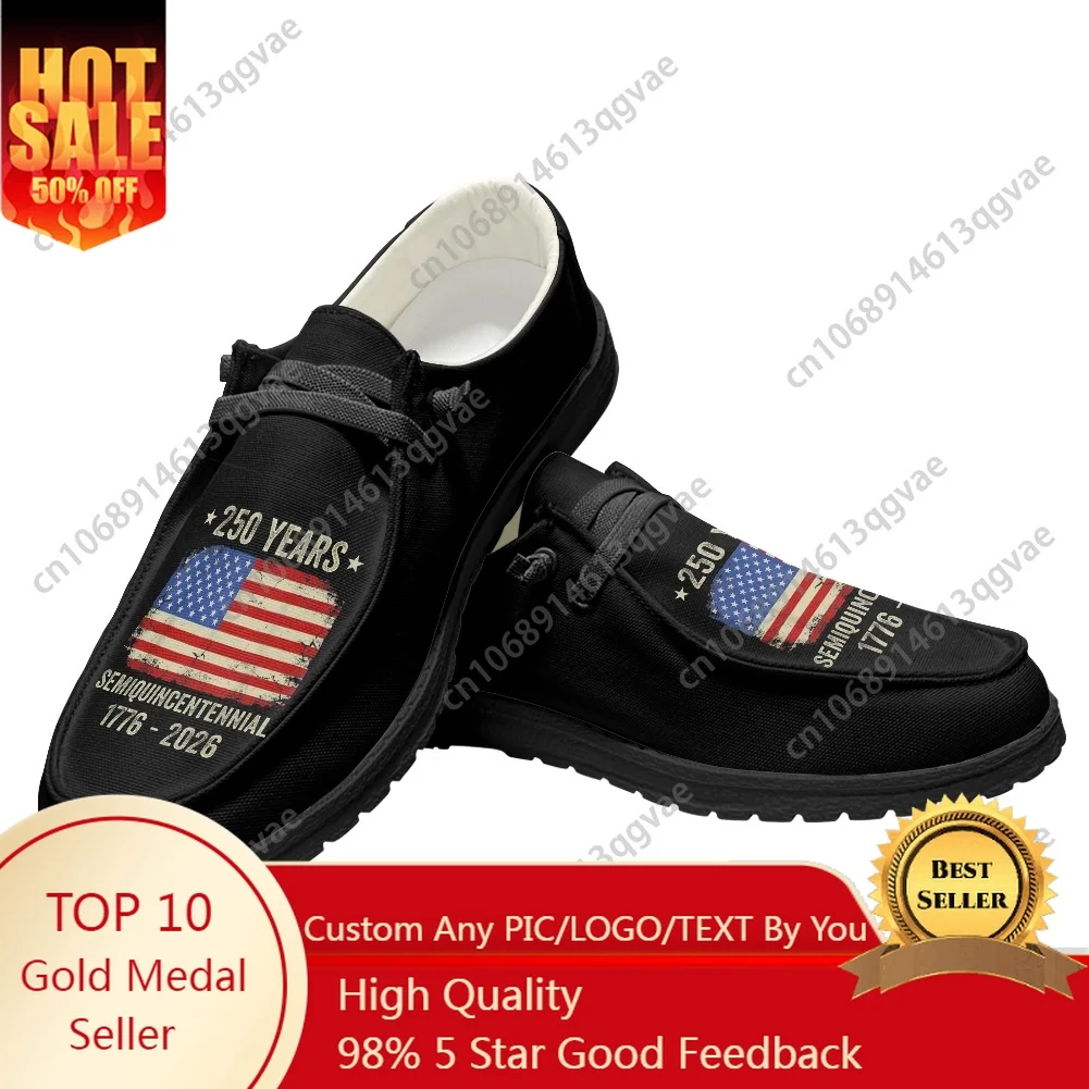 America 250 Anniversary Casual Shoes Flat Shoe Men Woman Breathable Outdoor Lightweight Footwear Custom Shoe
America 250 Anniversary Casual Shoes Flat Shoe Men Woman Breathable Outdoor Lightweight Footwear Custom Shoe