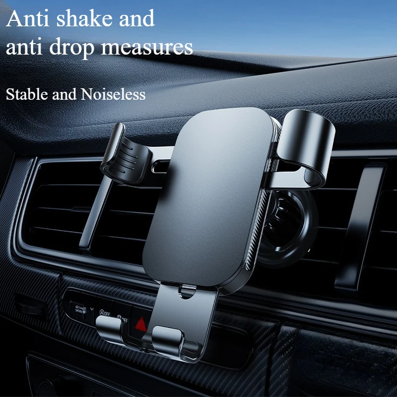 Aluminum Alloy Car Phone Holder Gravity Large Screen Creative Air Conditioning Vent Silent Navigation Support Bracket
Aluminum Alloy Car Phone Holder Gravity Large Screen Creative Air Conditioning Vent Silent Navigation Support Bracket
