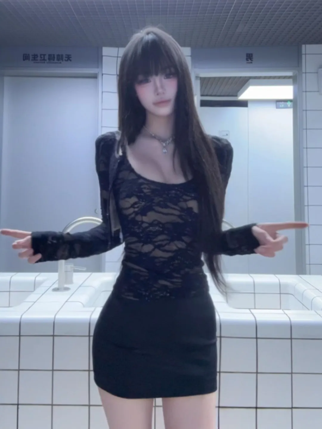 Sexy Lace Open Cardigan And Strap Set Sister Style Spring Fashion Outfit Short Skirt Long Sleeve round Neck Warmth Casual Wear
Sexy Lace Open Cardigan And Strap Set Sister Style Spring Fashion Outfit Short Skirt Long Sleeve round Neck Warmth Casual Wear