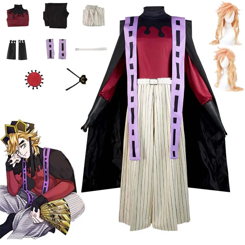 Anime Demon Slayer Douma Cosplay Costume Unisex Kimono Fan Sets Kimetsuno Yaiba Cartoon Outfit Halloween for Men and Women
Anime Demon Slayer Douma Cosplay Costume Unisex Kimono Fan Sets Kimetsuno Yaiba Cartoon Outfit Halloween for Men and Women