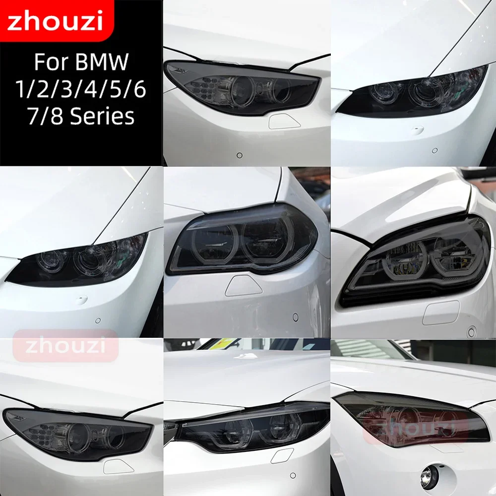 Smoked Black TPU Sticker Car Headlight Protective Film For BMW F40 F22 F44 F30 F31 G20 F34 F32 F36 F10 G30 F06 F07 F12 F01 G11
Smoked Black TPU Sticker Car Headlight Protective Film For BMW F40 F22 F44 F30 F31 G20 F34 F32 F36 F10 G30 F06 F07 F12 F01 G11