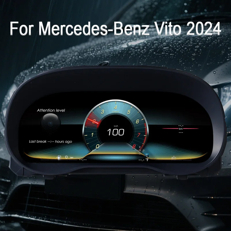 Цифровой приборный кластер для Mercedes-Benz Vito W447 2024, спидометр, приборная панель, манометр, 12,3-дюймовый полный ЖК-дисплей 
Цифровой приборный кластер для Mercedes-Benz Vito W447 2024, спидометр, приборная панель, манометр, 12,3-дюймовый полный ЖК-дисплей