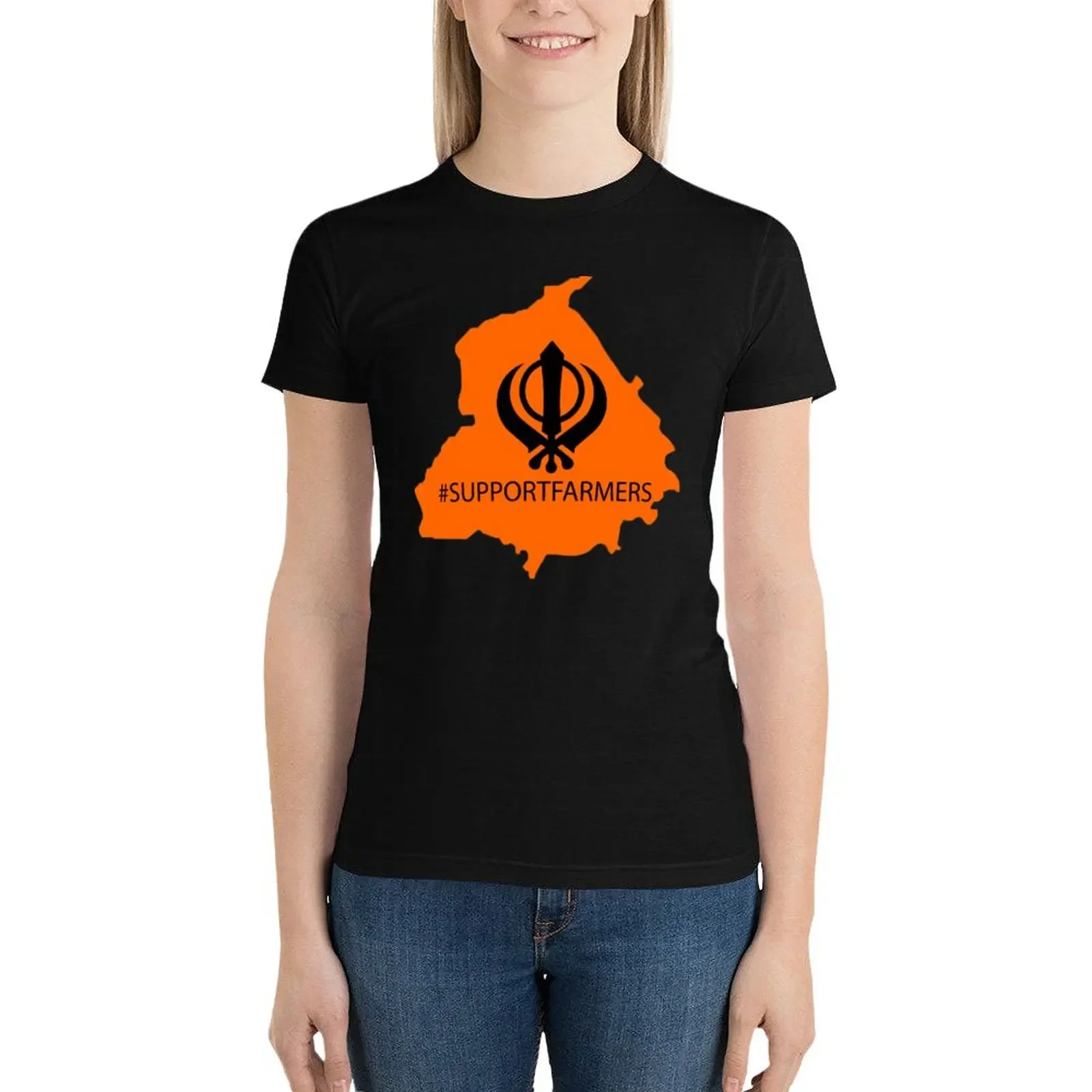 Support Punjabi Farmers - Kisan T-Shirt Blouse plus size tops cute clothes Women clothes
Support Punjabi Farmers - Kisan T-Shirt Blouse plus size tops cute clothes Women clothes