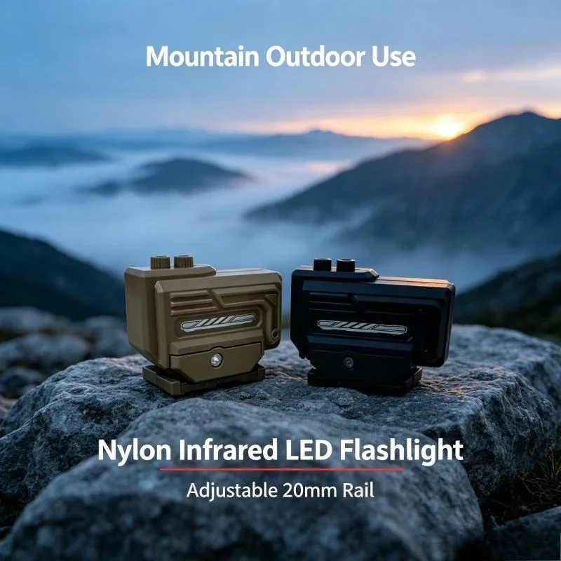 2026 New LED Flashlight Infrared Nylon 20mm Rail Adjustable Hanging Design for Outdoor Game Hunting Sport
2026 New LED Flashlight Infrared Nylon 20mm Rail Adjustable Hanging Design for Outdoor Game Hunting Sport
