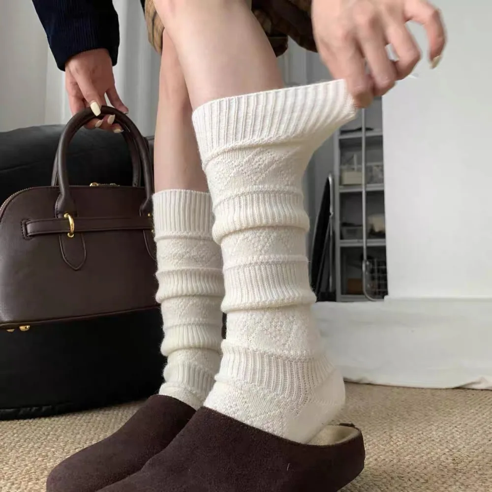 Fashion Solid Color Y2K Lolita Socks Breathable Thicken Long Tube Sox Winter Warm Knee High Boot Stockings
Fashion Solid Color Y2K Lolita Socks Breathable Thicken Long Tube Sox Winter Warm Knee High Boot Stockings
