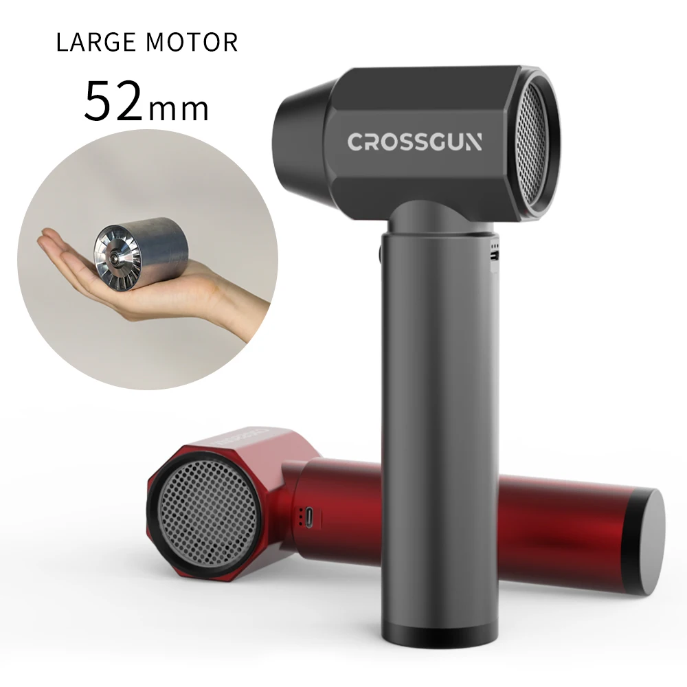 Мощная портативная ручная воздуходувка Crossgun 80000 об/мин с бесщеточным двигателем 52 мм, профессиональная, многофункциональная, из алюминия
Мощная портативная ручная воздуходувка Crossgun 80000 об/мин с бесщеточным двигателем 52 мм, профессиональная, многофункциональная, из алюминия