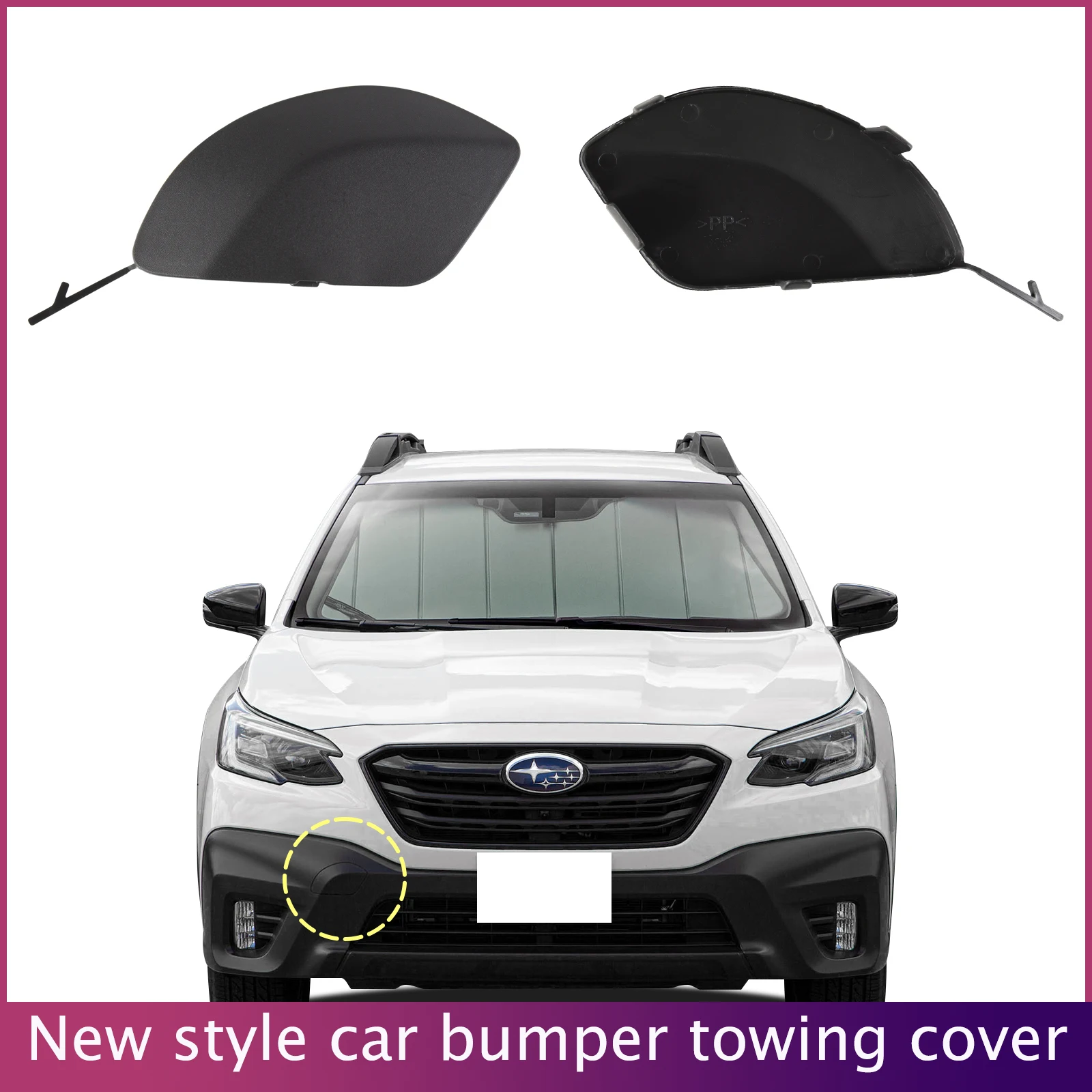 Front Bumper Tow Hook Cap Towing Eye Cover For Subaru Outback 2020 2021 2022 57731AN01A Trailer Cover Cap Towing Eye Cap
Front Bumper Tow Hook Cap Towing Eye Cover For Subaru Outback 2020 2021 2022 57731AN01A Trailer Cover Cap Towing Eye Cap