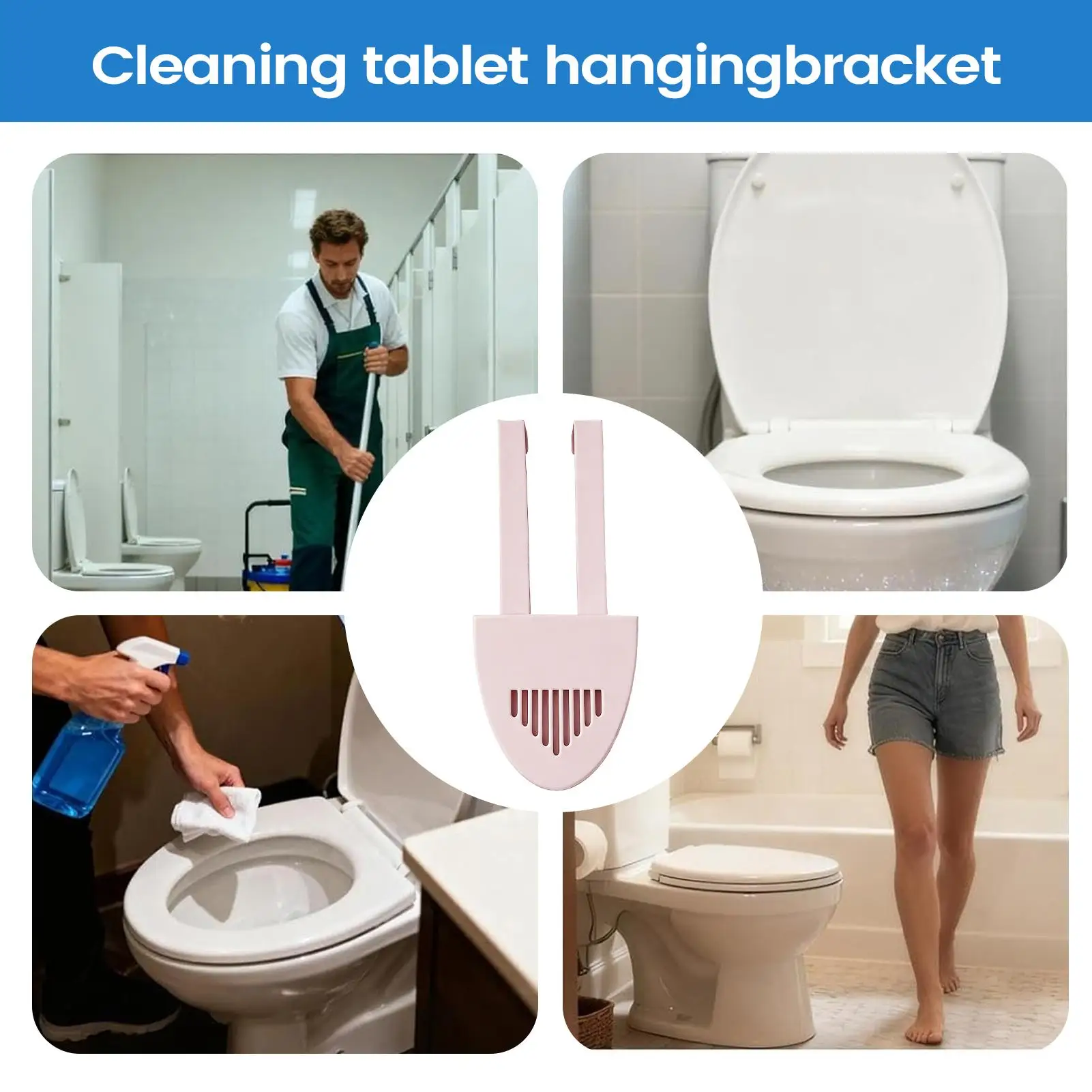 Toilet Tank Cleaning Tablet Carrier Sturdy Bracket Toilet Tank Cleaning Tablet Carry Holder For Bathroom Dorm Apartment Home RV
Toilet Tank Cleaning Tablet Carrier Sturdy Bracket Toilet Tank Cleaning Tablet Carry Holder For Bathroom Dorm Apartment Home RV