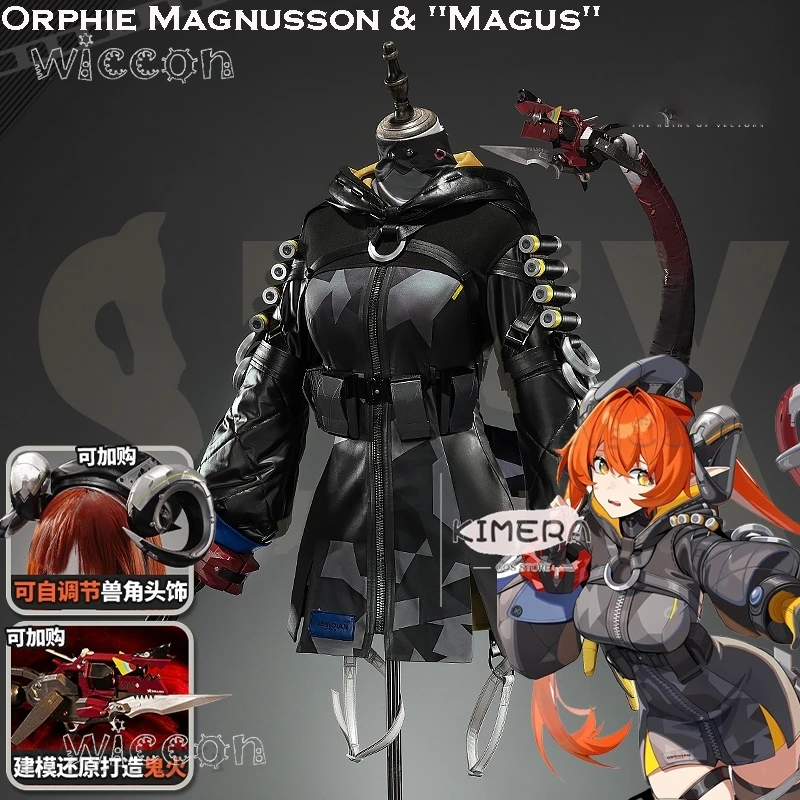 Костюм для косплея Orphie & Magus Orphie Magnusson & "Magus", парик Zenless Zone Zero, костюм на Хэллоуин ZZZ, игра Orfia, наряд, парик, обувь 
Костюм для косплея Orphie & Magus Orphie Magnusson & "Magus", парик Zenless Zone Zero, костюм на Хэллоуин ZZZ, игра Orfia, наряд, парик, обувь