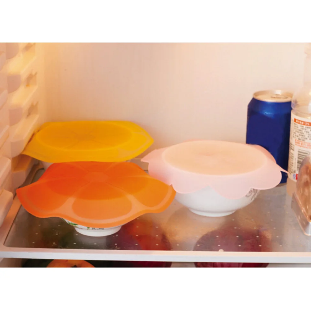 3pcs Silicone Bowl Lids Round Stretchable Leak-Proof Suction Covers For Bowls Cans Reusable Heat Resistant Microwave 
3pcs Silicone Bowl Lids Round Stretchable Leak-Proof Suction Covers For Bowls Cans Reusable Heat Resistant Microwave