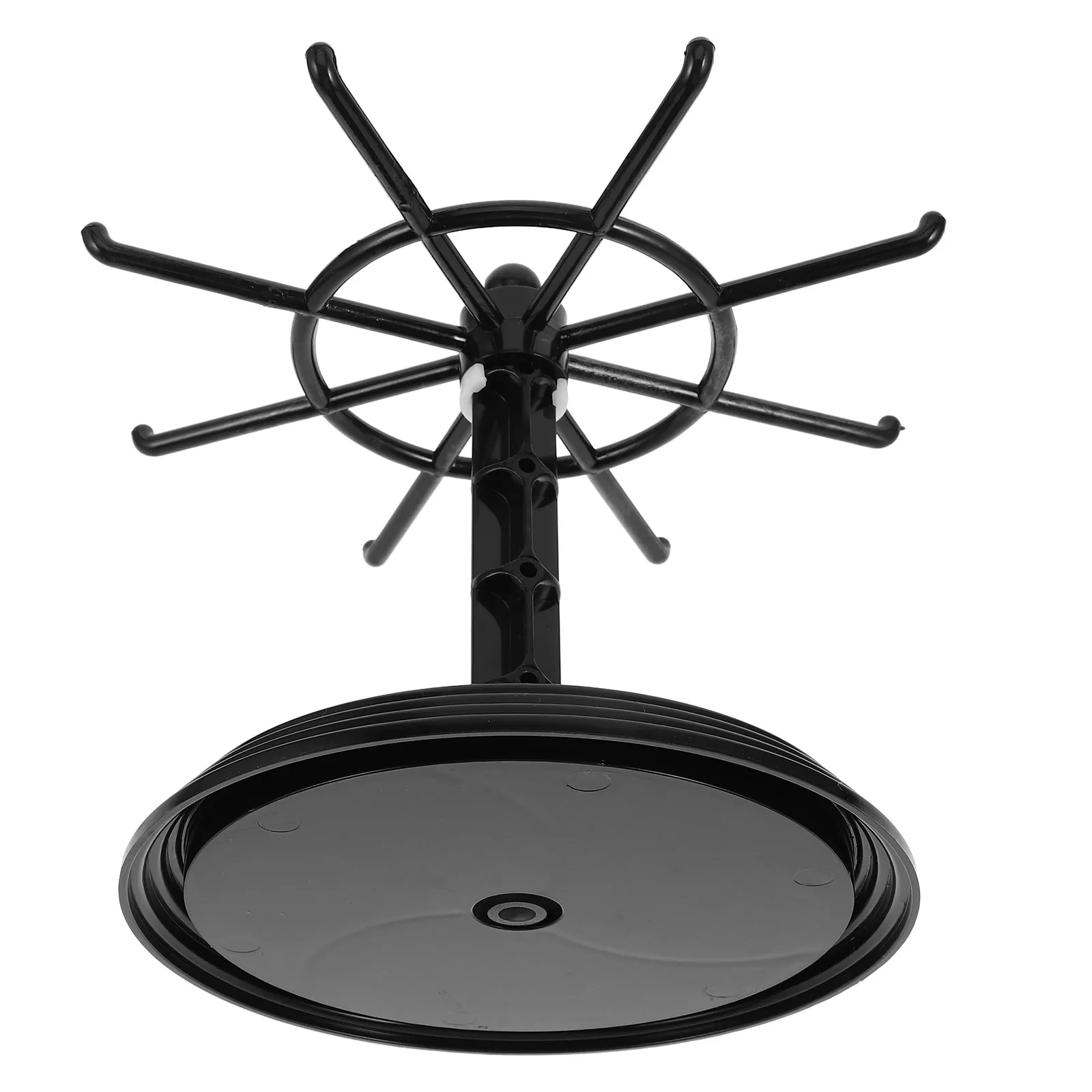 Compact Rotating Jewelry Display Stand Black Finish Keychain Earring Necklace Bracelet Organizer for Vendor Events Table Display
Compact Rotating Jewelry Display Stand Black Finish Keychain Earring Necklace Bracelet Organizer for Vendor Events Table Display