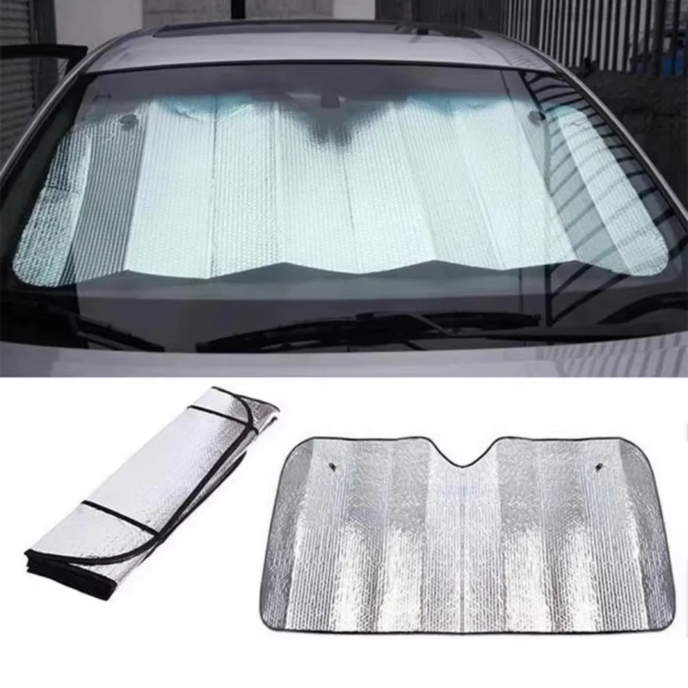 Universal Windshield Sunshades, Foldable Car Front Window Sunshade, Snow and Ice Protection Cover, Winter and Summer
Universal Windshield Sunshades, Foldable Car Front Window Sunshade, Snow and Ice Protection Cover, Winter and Summer