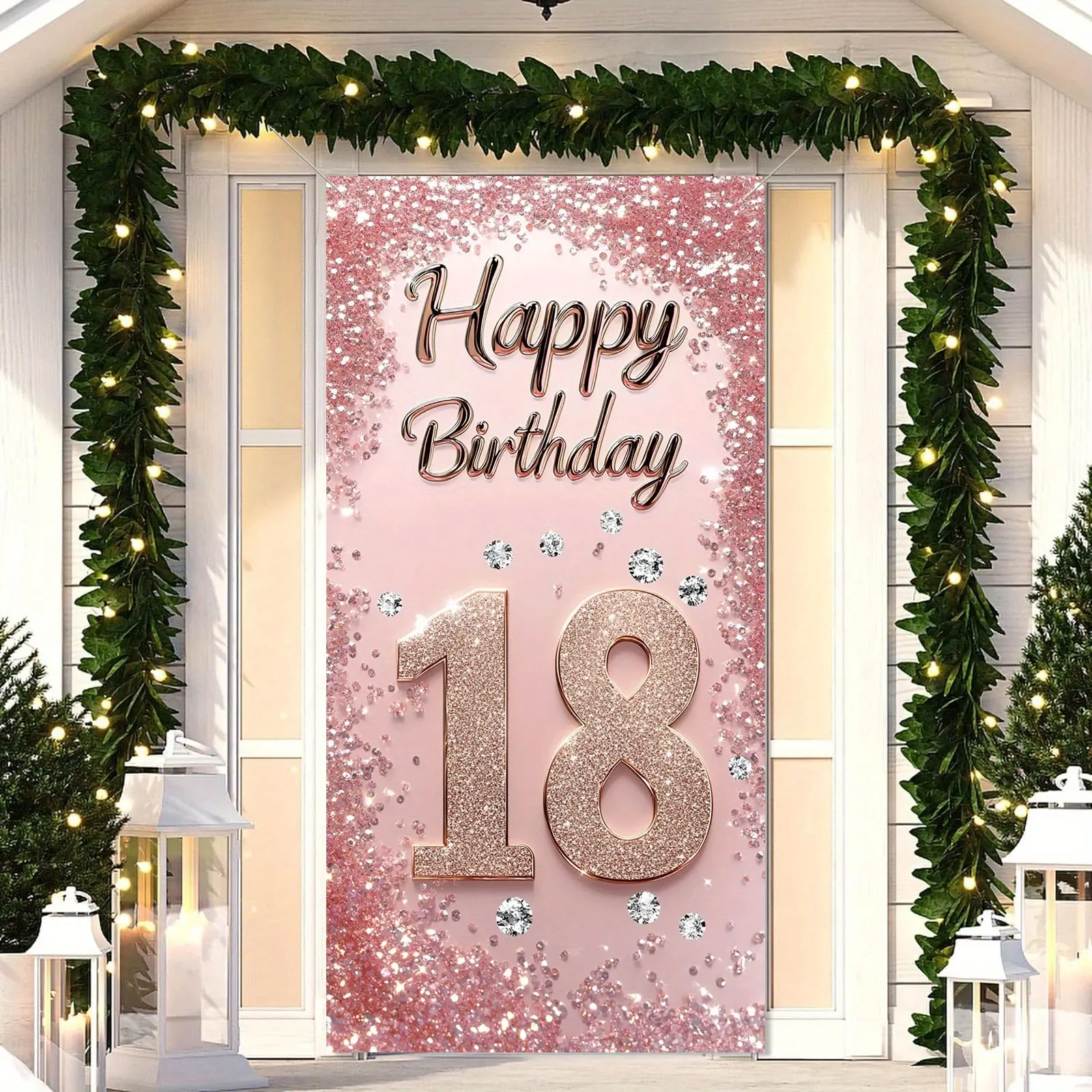 Rose Gold Pink 18th Birthday Curtain Party Background Cloth Kid Birthday Anniversary Photo Booth Prop Banner Decoration Supplies
Rose Gold Pink 18th Birthday Curtain Party Background Cloth Kid Birthday Anniversary Photo Booth Prop Banner Decoration Supplies