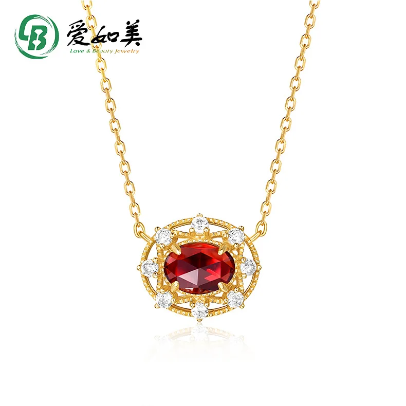 "Bright White 18K Gold PT950 Platinum Gold Silver Plated 7-Layer Gold Necklace with Moissanite Garnet Pendant"
"Bright White 18K Gold PT950 Platinum Gold Silver Plated 7-Layer Gold Necklace with Moissanite Garnet Pendant"