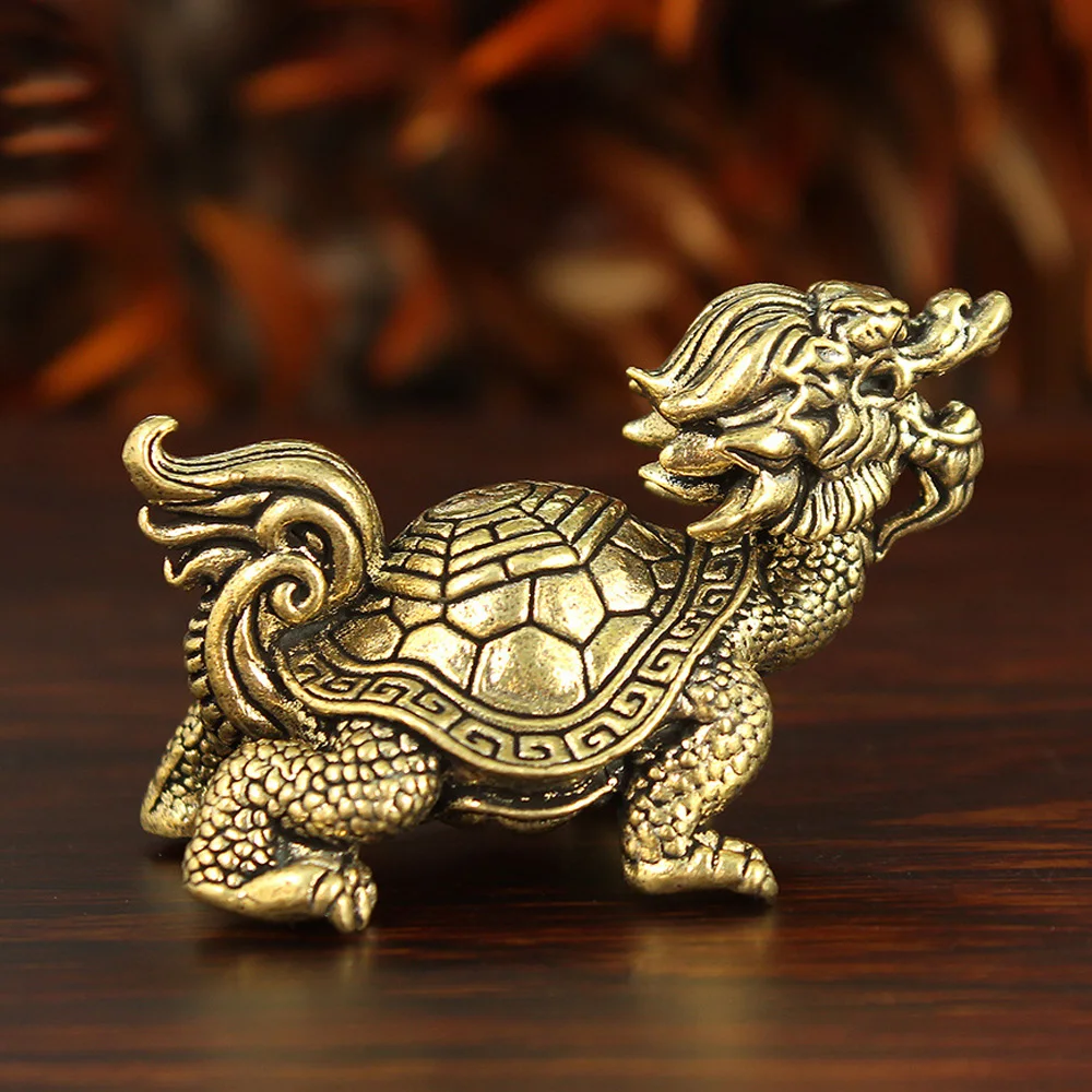 Brass Dragon Turtle Statue Chinese Bagua Feng Shui Ornament Wealth Good Lucky Prosperity Collectibles Gift Home Decor
Brass Dragon Turtle Statue Chinese Bagua Feng Shui Ornament Wealth Good Lucky Prosperity Collectibles Gift Home Decor