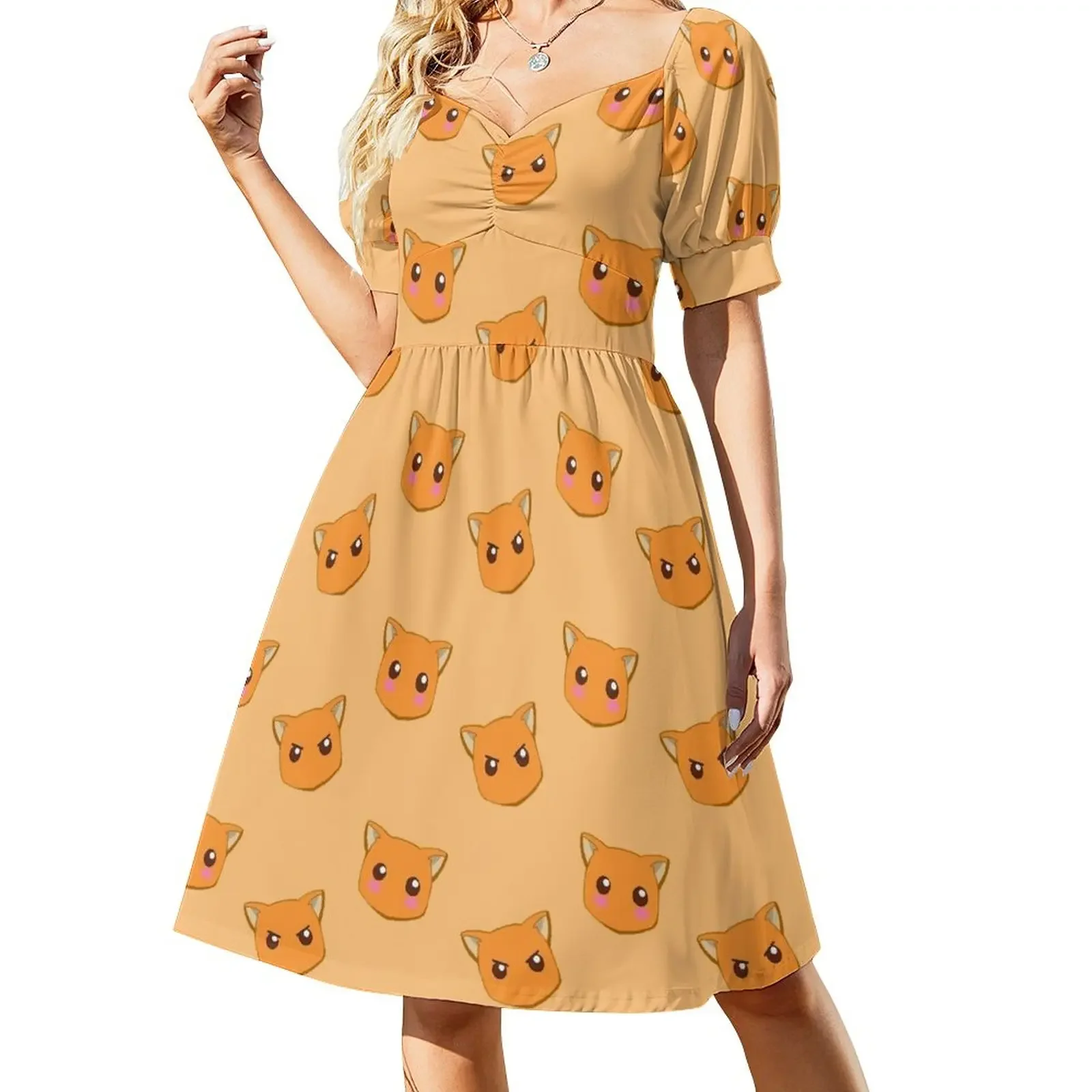 Kyo Cat Pattern Short-Sleeved Dress elegant guest wedding dress summer dresses women 2025
Kyo Cat Pattern Short-Sleeved Dress elegant guest wedding dress summer dresses women 2025