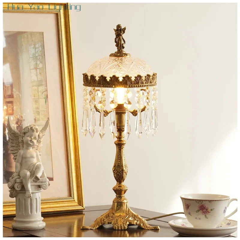 French Copper Table Lamp Glass Shade Decora D16cm H48cm Candle Table Lamp Suitable For Bedroom, Living Room Showroom Decorations
French Copper Table Lamp Glass Shade Decora D16cm H48cm Candle Table Lamp Suitable For Bedroom, Living Room Showroom Decorations