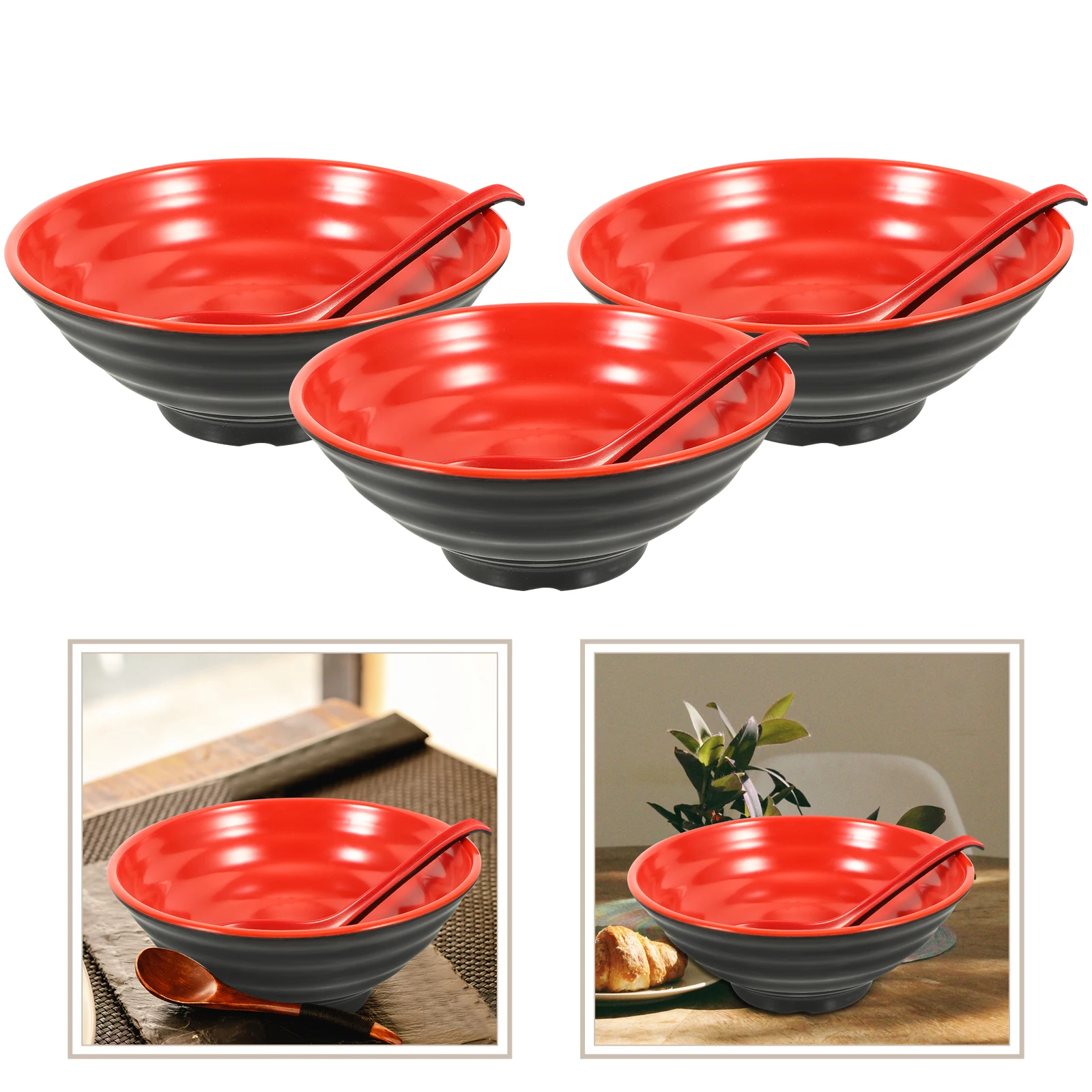 1 set Ramen Set Melamine Soup Bowls Japanese Dinnerware Rice Instant Japanese Ramen Bowl Set Noodles Desserts Delicacies
1 set Ramen Set Melamine Soup Bowls Japanese Dinnerware Rice Instant Japanese Ramen Bowl Set Noodles Desserts Delicacies