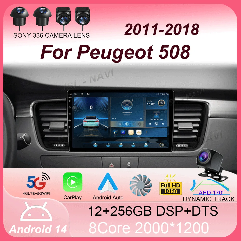 Android 14 Car Radio For Peugeot 508 2011 - 2018 Multimedia Video Player Navigation GPS No 2din 2 din DVD
Android 14 Car Radio For Peugeot 508 2011 - 2018 Multimedia Video Player Navigation GPS No 2din 2 din DVD