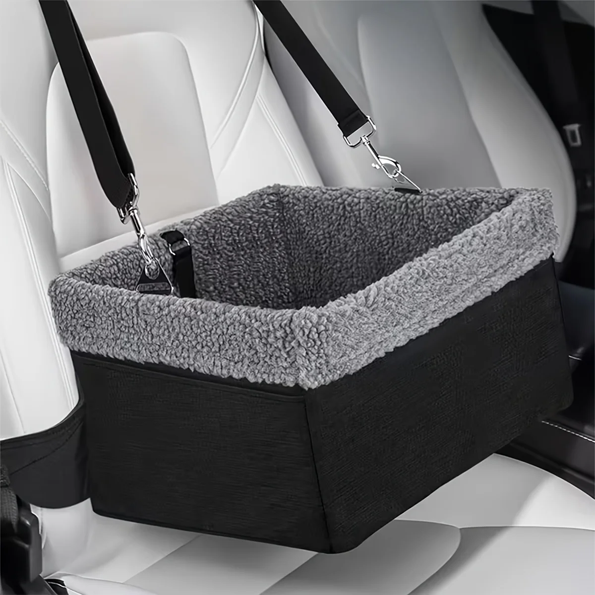 Premium Pet Car Seat for Small Dogs Cats, 1pc Soft Plush Travel Booster with Seat Belt, Robust Easy Clean Design, Compatible wit
Premium Pet Car Seat for Small Dogs Cats, 1pc Soft Plush Travel Booster with Seat Belt, Robust Easy Clean Design, Compatible wit