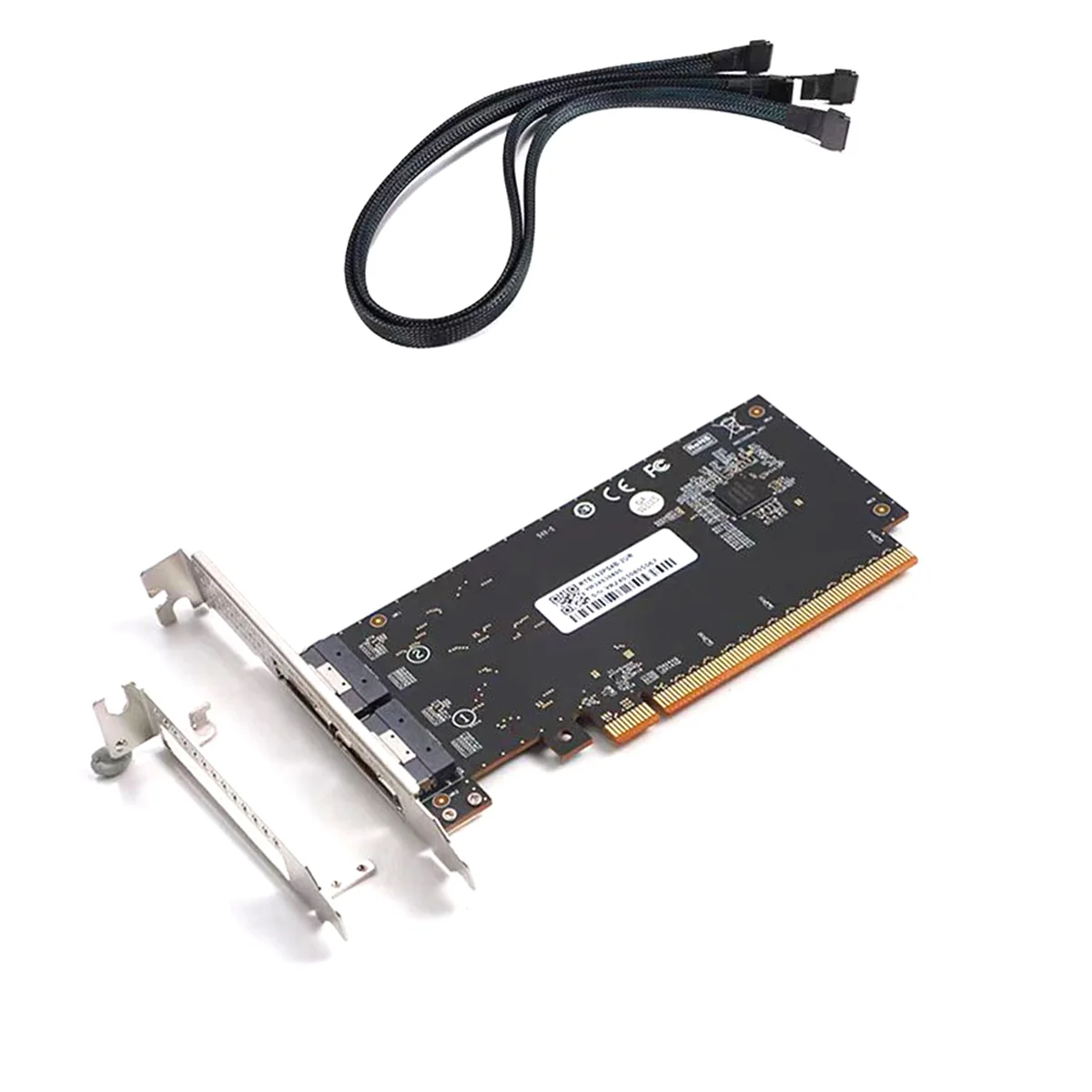 ABLG High Performance Graphics External Card PCIe4.0 X16 to SlimSAS 8654 Rear Half-Height Adapter Card with Cable
ABLG High Performance Graphics External Card PCIe4.0 X16 to SlimSAS 8654 Rear Half-Height Adapter Card with Cable