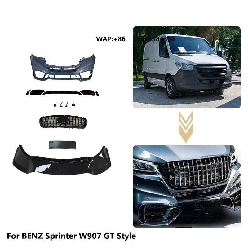 Restart Car Body Bumper Grille for Benz Sprinter 2018+ GT Style | New Arrival | High Quality
Restart Car Body Bumper Grille for Benz Sprinter 2018+ GT Style | New Arrival | High Quality