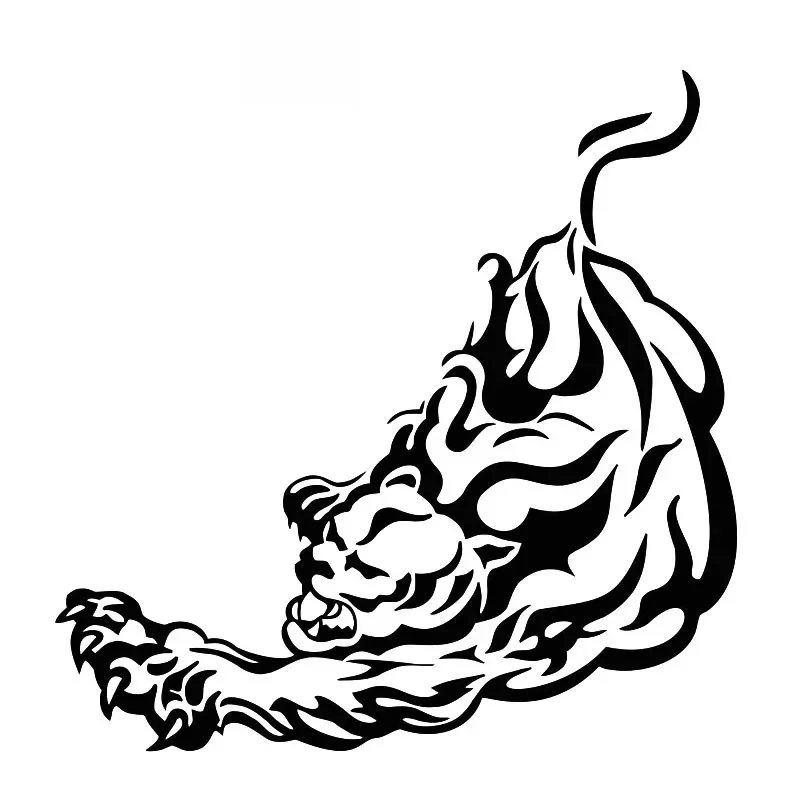Brave Tribal Tiger Pattern Decals High Quality Car Window Decoration Personality Pvc Waterproof Decals Black/white, 18cm*18cm
Brave Tribal Tiger Pattern Decals High Quality Car Window Decoration Personality Pvc Waterproof Decals Black/white, 18cm*18cm
