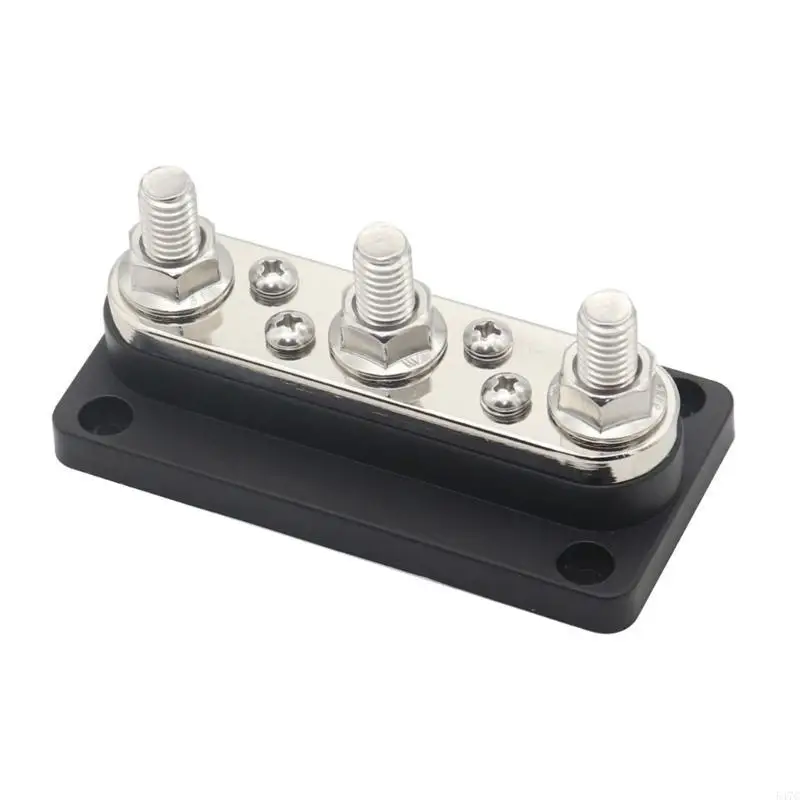 547C 48V Power Distribution Block 300A Bus Bar Terminal Block with Cover 3x 5/16"
547C 48V Power Distribution Block 300A Bus Bar Terminal Block with Cover 3x 5/16"