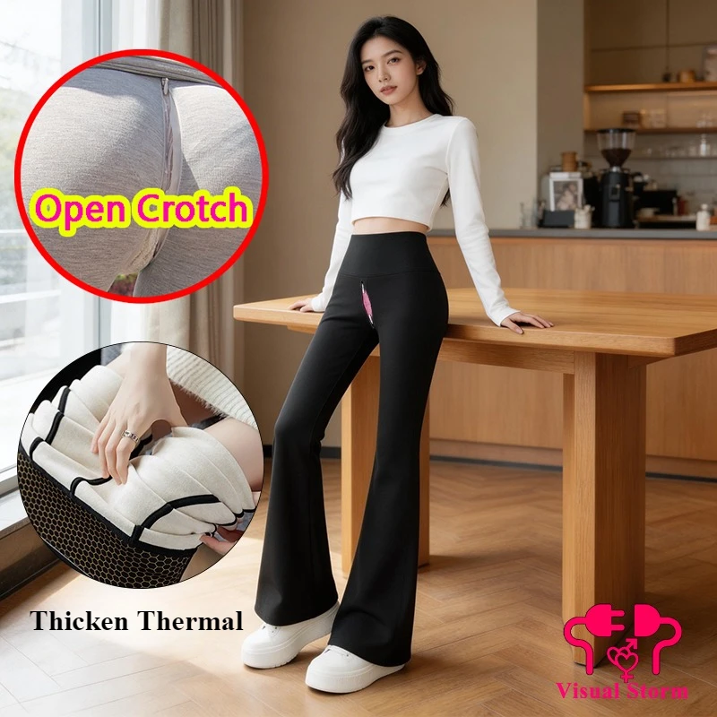 Women Sexy Open Crotch Butt Lift Thermal Leggings Slim Fit Push Up Gym Thicken Pants Outdoor Hidden Zipper Crotchless Clubwear
Women Sexy Open Crotch Butt Lift Thermal Leggings Slim Fit Push Up Gym Thicken Pants Outdoor Hidden Zipper Crotchless Clubwear