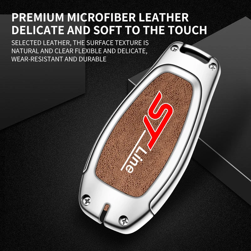 New Leather Car Remote Key Fob Case Cover for Ford ST Line Fiesta Focus Mondeo Ecosport Kuga Puma Edge Escape Keychain Accessoy
New Leather Car Remote Key Fob Case Cover for Ford ST Line Fiesta Focus Mondeo Ecosport Kuga Puma Edge Escape Keychain Accessoy
